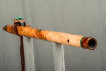 Black Oak Burl Native American Flute, Minor, Mid G-4, #N25F (7)